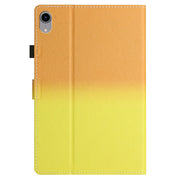 For iPad Pro 11 2024 Stitching Gradient Smart Leather Tablet Case(Orange Yellow)