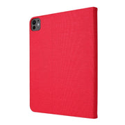 For iPad Air 11 2025 / 2024 Fabric Leather Tablet Case(Red)