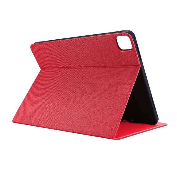For iPad Air 11 2025 / 2024 Fabric Leather Tablet Case(Red)