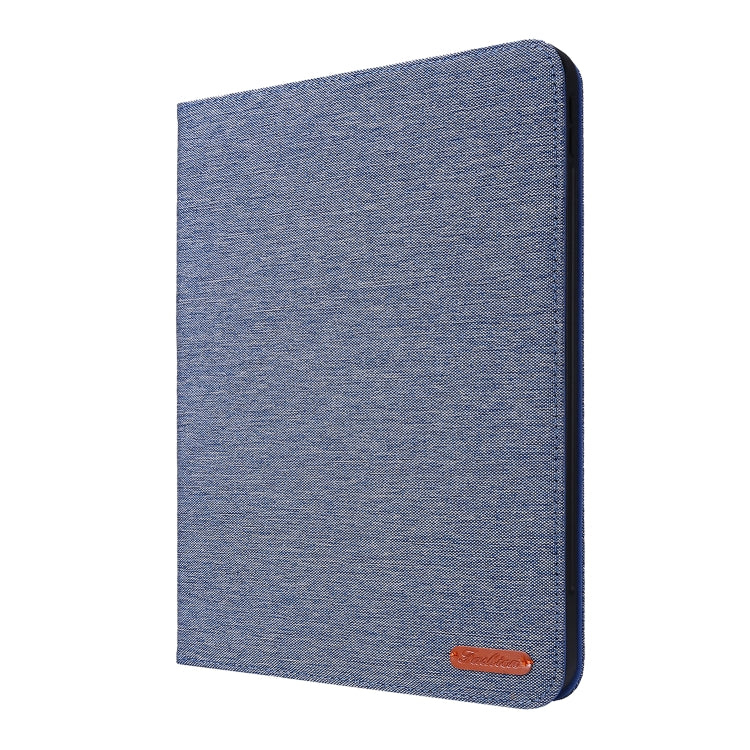 For iPad Air 11 2024 Fabric Leather Tablet Case(Blue)