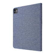 For iPad Air 11 2024 Fabric Leather Tablet Case(Blue)