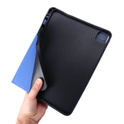 For iPad Air 11 2024 Fabric Leather Tablet Case(Blue)