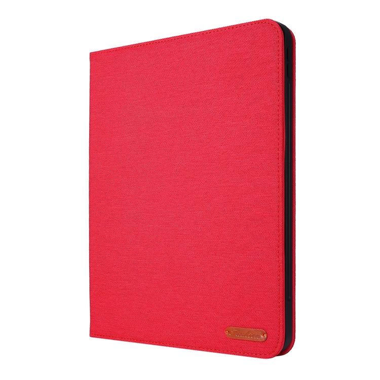 For iPad Air 13 2024 Fabric Leather Tablet Case(Red)