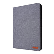 For iPad Air 13 2024 Fabric Leather Tablet Case(Grey)