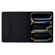 For iPad Pro 11 2024 Fabric Leather Tablet Case(Black)