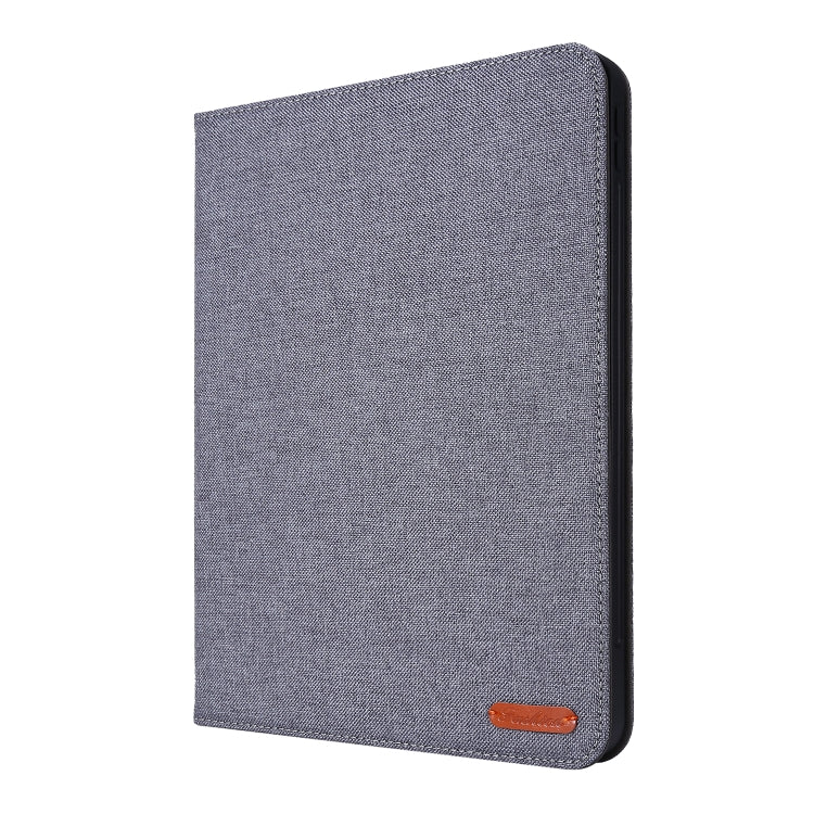 For iPad Pro 11 2024 Fabric Leather Tablet Case(Grey)