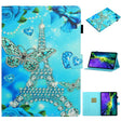 For iPad Pro 11 2024 Coloured Drawing Stitching Smart Leather Tablet Case(Butterfly Tower) - iPad Pro 11 2024 Cases by PMC TechLife | Online Shopping South Africa | PMC TechLife | Buy Now Pay Later Mobicred