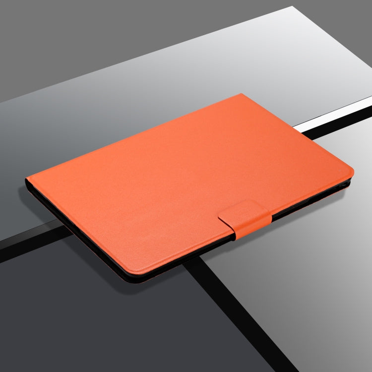 For iPad Pro 11 2024 Pure Color Smart Leather Tablet Case(Orange)