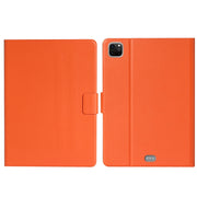 For iPad Pro 11 2024 Pure Color Smart Leather Tablet Case(Orange)