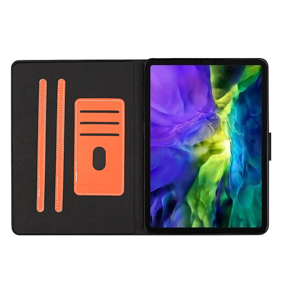 For iPad Pro 11 2024 Pure Color Smart Leather Tablet Case(Orange)