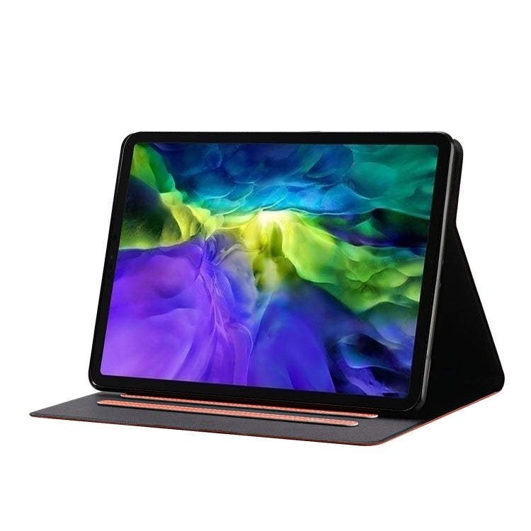 For iPad Pro 11 2024 Pure Color Smart Leather Tablet Case(Orange)