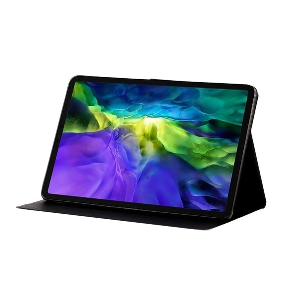 For iPad Pro 11 2024 Voltage Coloured Drawing Smart Leather Tablet Case(Blue Beach)
