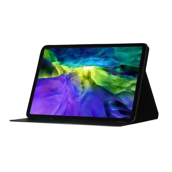 For iPad Pro 11 2024 Voltage Coloured Drawing Smart Leather Tablet Case(Romantic Tower)