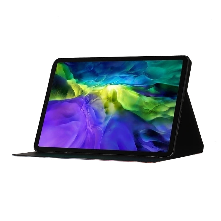 For iPad Pro 11 2024 Voltage Coloured Drawing Smart Leather Tablet Case(Flowers)