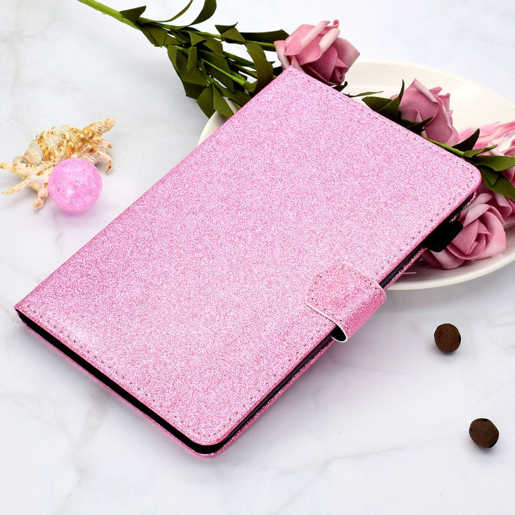 For iPad Pro 11 2024 Glitter Smart Leather Tablet Case(Pink)