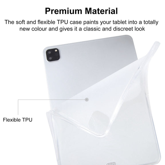For iPad Pro 11 2024 TPU Tablet Case(Frosted Clear)