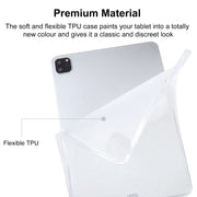 For iPad Air 13 2024 TPU Tablet Case(Frosted Clear)