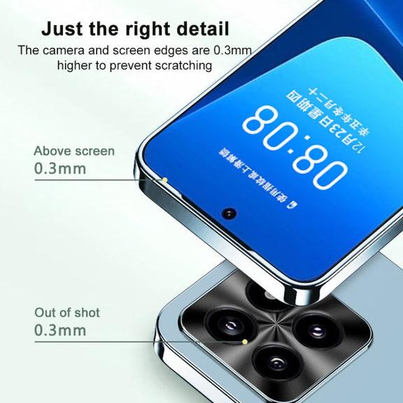 For Xiaomi Redmi K70 Ultra AG Frosted Electroplating Acrylic Phone Case(Silver White)
