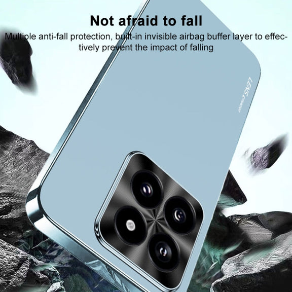 For Xiaomi Redmi K70 Ultra AG Frosted Electroplating Acrylic Phone Case(Silver White)