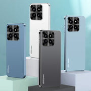 For Xiaomi Redmi K70 Ultra AG Frosted Electroplating Acrylic Phone Case(Silver White)