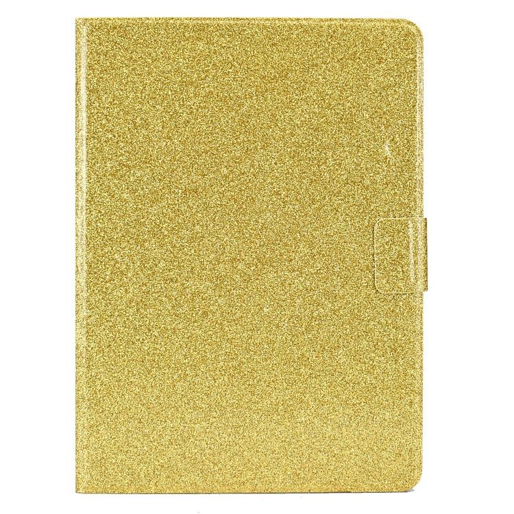 For iPad Pro 11 2024 Varnish Glitter Powder Smart Leather Tablet Case(Yellow)