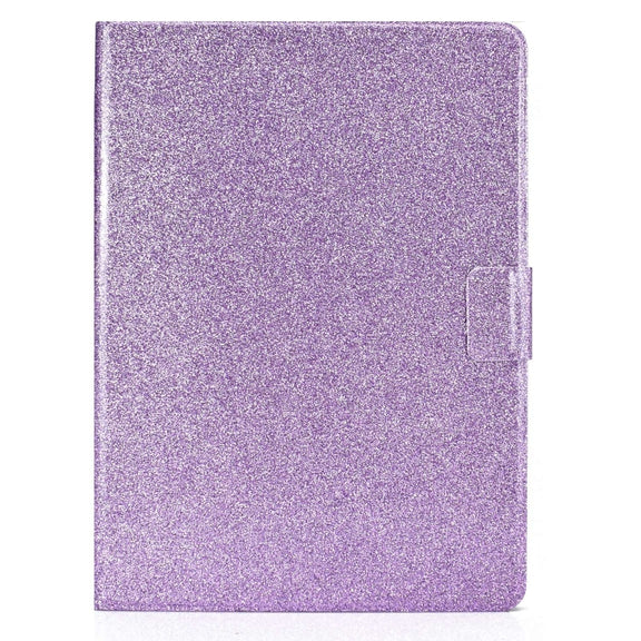 For iPad Pro 11 2024 Varnish Glitter Powder Smart Leather Tablet Case(Purple)