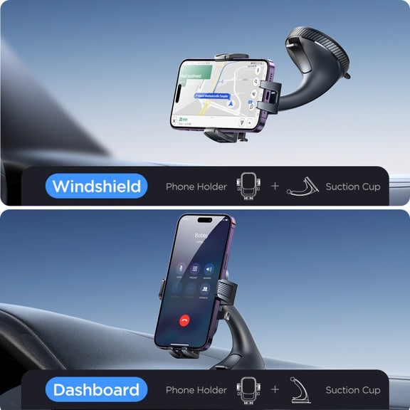 JOYROOM JR-OK6 Car Windshield Phone Holder(Black)