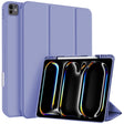 For iPad Pro 11 2024 3-fold TPU Smart Leather Tablet Case with Pen Slot(Lavender Purple) - iPad Pro 11 2024 Cases by PMC TechLife | Online Shopping South Africa | PMC TechLife | Buy Now Pay Later Mobicred