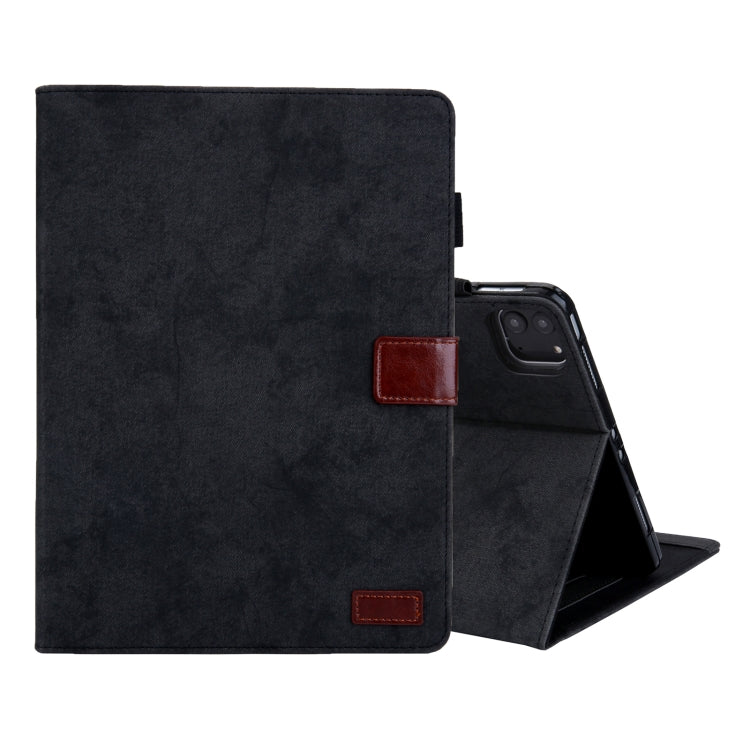 For iPad Pro 11 2024 Cloth Texture Leather Tablet Case(Black)