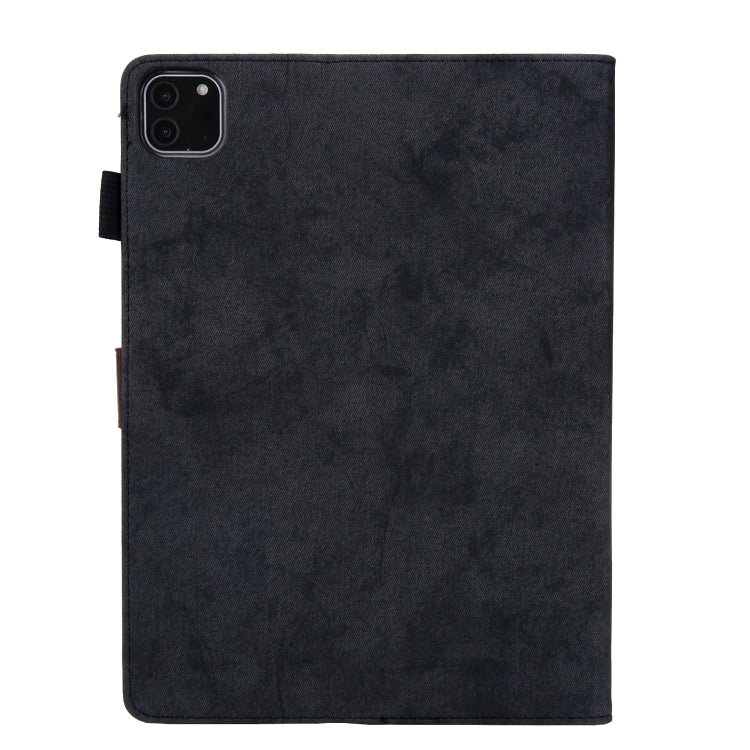 For iPad Pro 11 2024 Cloth Texture Leather Tablet Case(Black)