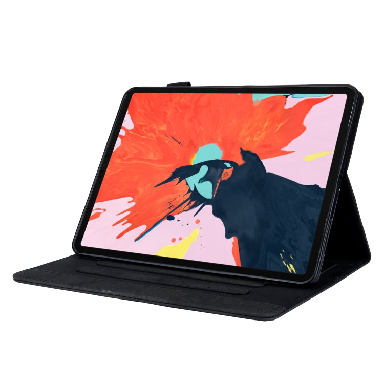 For iPad Pro 11 2024 Cloth Texture Leather Tablet Case(Black)
