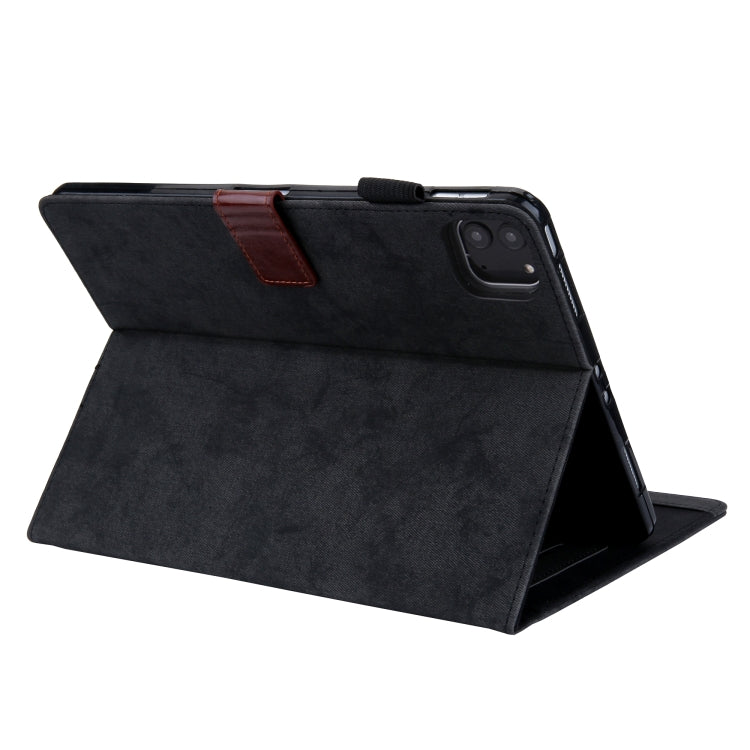 For iPad Pro 11 2024 Cloth Texture Leather Tablet Case(Black)
