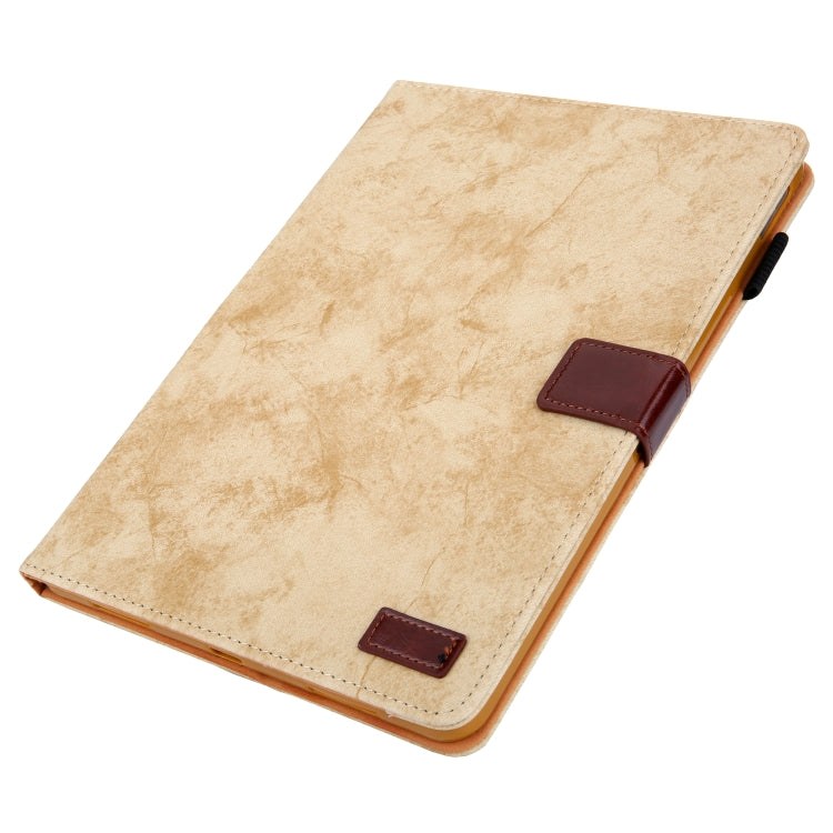 For iPad Pro 11 2024 Cloth Texture Leather Tablet Case(Yellow)