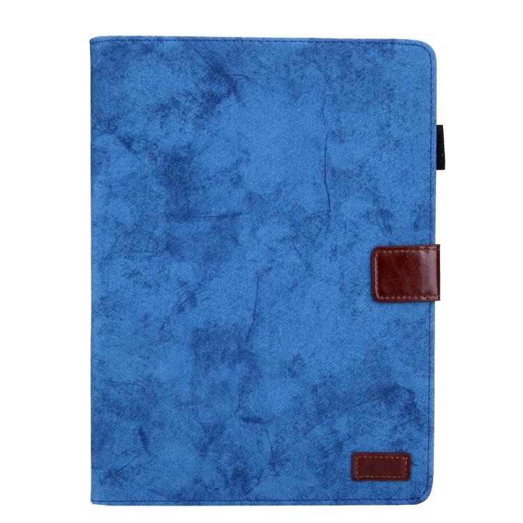 For iPad Pro 11 2024 Cloth Texture Leather Tablet Case(Blue)