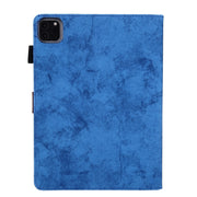 For iPad Pro 11 2024 Cloth Texture Leather Tablet Case(Blue)