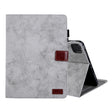 For iPad Pro 11 2024 Cloth Texture Leather Tablet Case(Grey) - iPad Pro 11 2024 Cases by PMC TechLife | Online Shopping South Africa | PMC TechLife | Buy Now Pay Later Mobicred