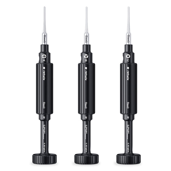 3 in 1 QianLi iWhale Special S2 Steel Magnetic Torque 3D Screwdriver, Model:A/B/C