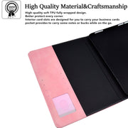 For iPad Pro 11 2024 Suede Cross Texture Magnetic Clasp Leather Smart Tablet Case(Pink)
