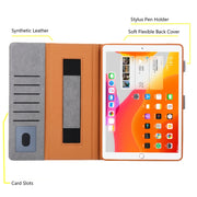For iPad Pro 11 2024 Business Style Horizontal Flip Leather Smart Tablet Case with Holder(Grey)
