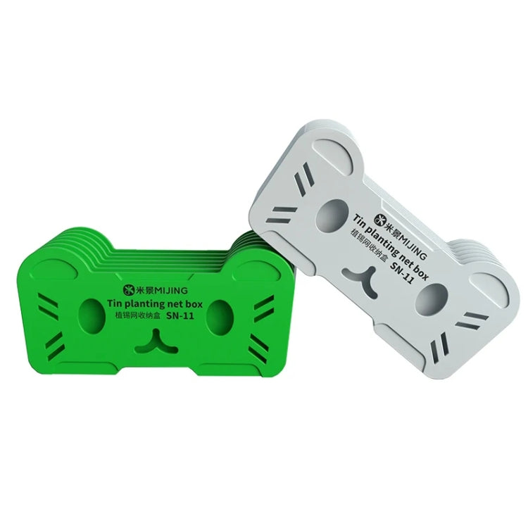 Mijing SN-11 Reballing Stencil Storage Box(Green)
