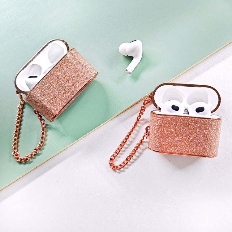 For AirPods Pro 2 Cylindrical Glitter Leather Texture Bluetooth Earphone Protective Case(Silver)
