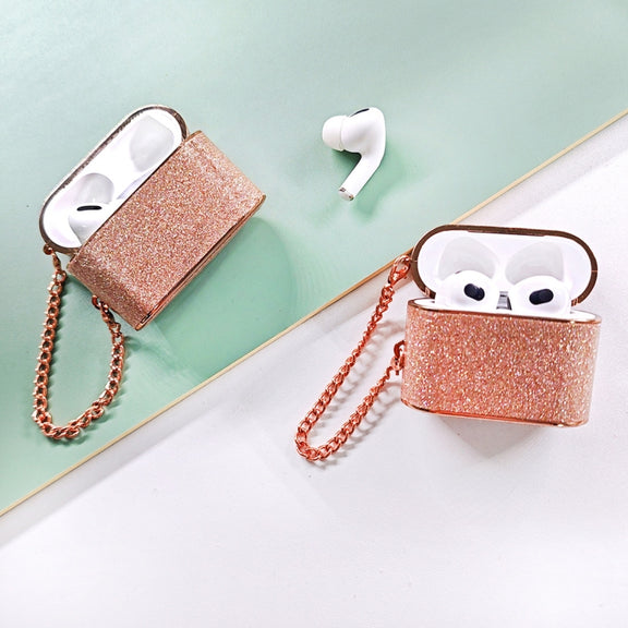 For AirPods Pro 2 Cylindrical Glitter Leather Texture Bluetooth Earphone Protective Case(Silver)