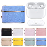 For AirPods Pro 2 Cylindrical Ball Texture Bluetooth Earphone Protective Case(White)