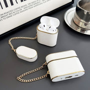 For AirPods 2 / 1 Cylindrical Ball Texture Bluetooth Earphone Protective Case(Khaki)