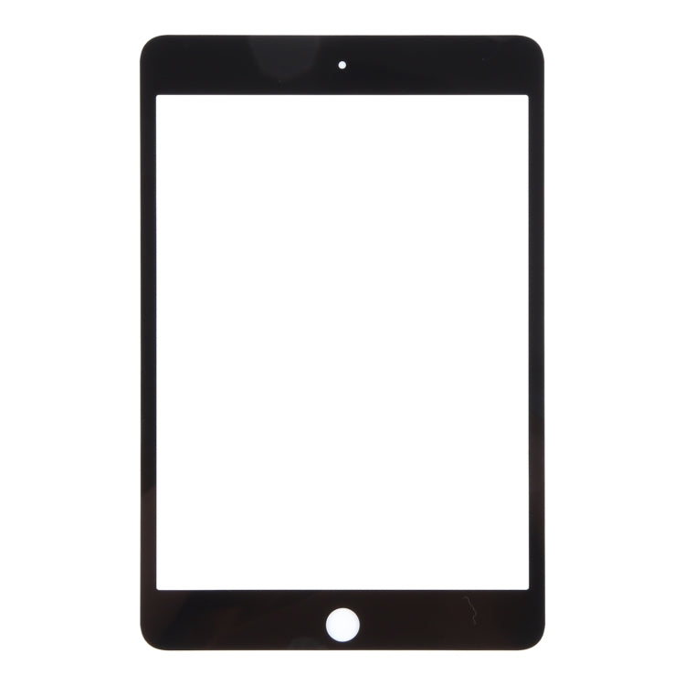 For iPad mini 5 Front Screen Outer Glass Lens with OCA Optically Clear Adhesive(Black)