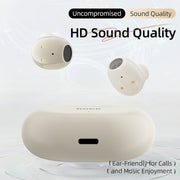 ROCK EB900 Bluetooth 5.3 TWS Bluetooth Earphones(Beige)