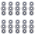 For Samsung Galaxy C55 SM-C556 10pcs Original Rear Camera Lens Cover(Silver) - Camera by PMC TechLife | Online Shopping South Africa | PMC TechLife | Buy Now Pay Later Mobicred