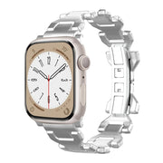 For Apple Watch 38mm Y Type Pure Titanium Watch Band(Silver)
