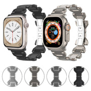 For Apple Watch 38mm Y Type Pure Titanium Watch Band(Silver)