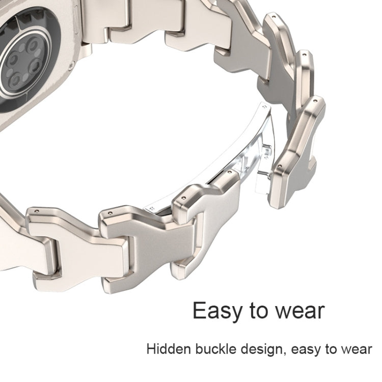 For Apple Watch Ultra 49mm Y Type Pure Titanium Watch Band(Silver)